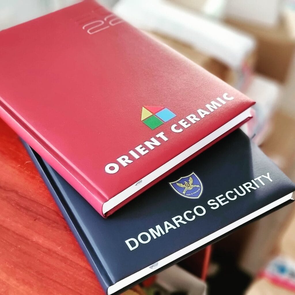 agende cartonate personalizate cu Print UV diferite marimi de la A4 la A5 A6